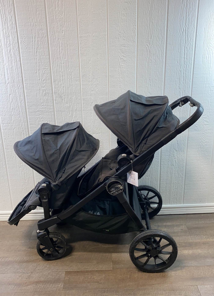 Baby Jogger City Select Lux Double Stroller, Granite, 2017