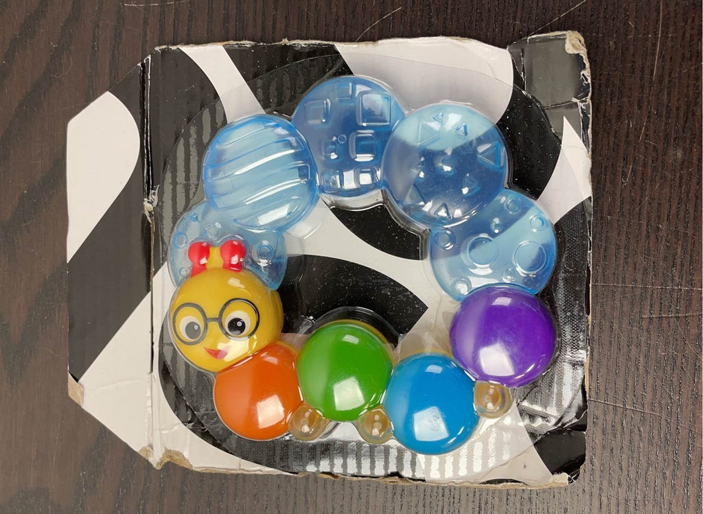 Baby Einstein Teetherpillar Rattle and Chill Teething Toy