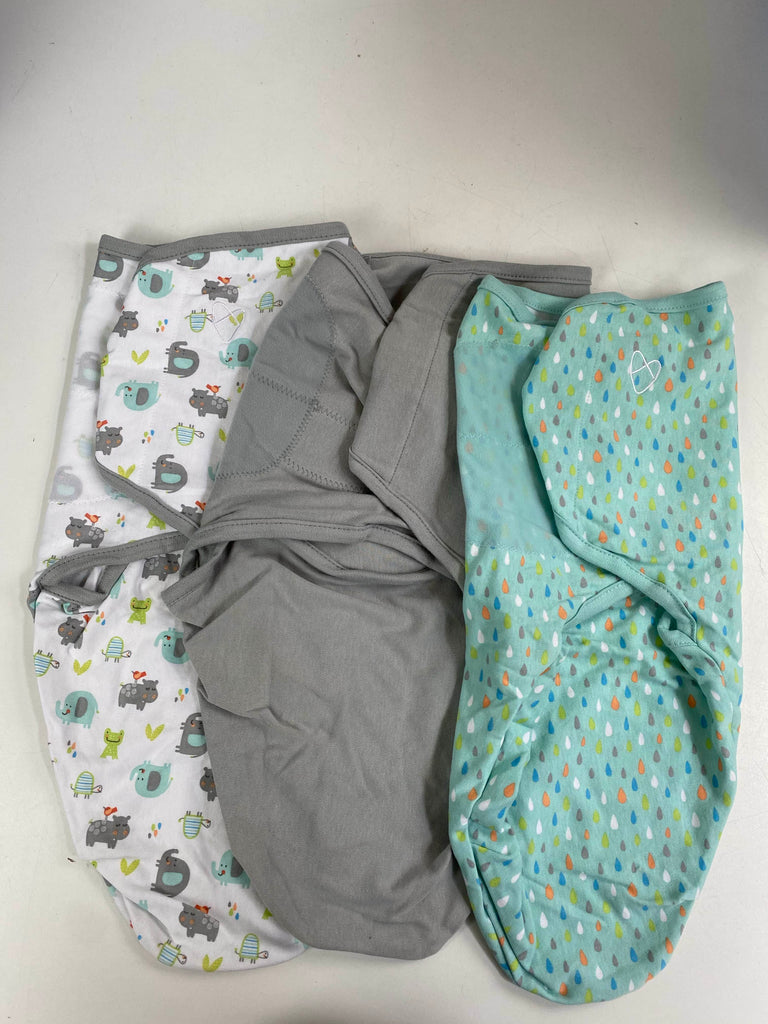 SwaddleMe Original Swaddle Wrap 3pk, Jungle Drops S/M 03 months
