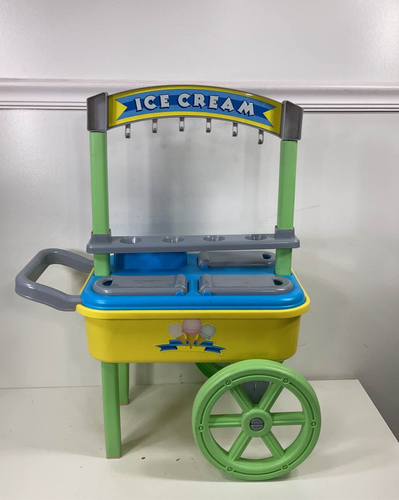 American plastic toys ice cream sale cart