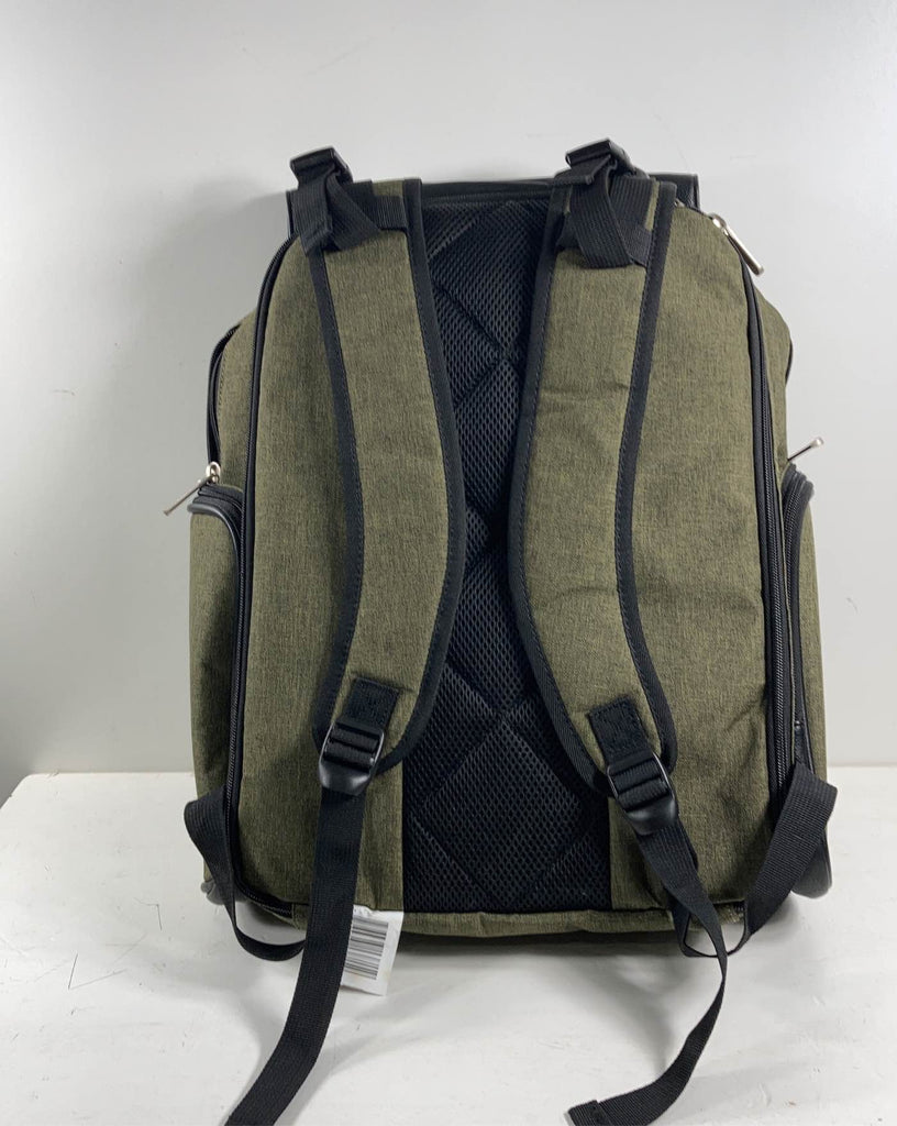 Baby Brezza Dante Changing Station Diaper Backpack, Olive