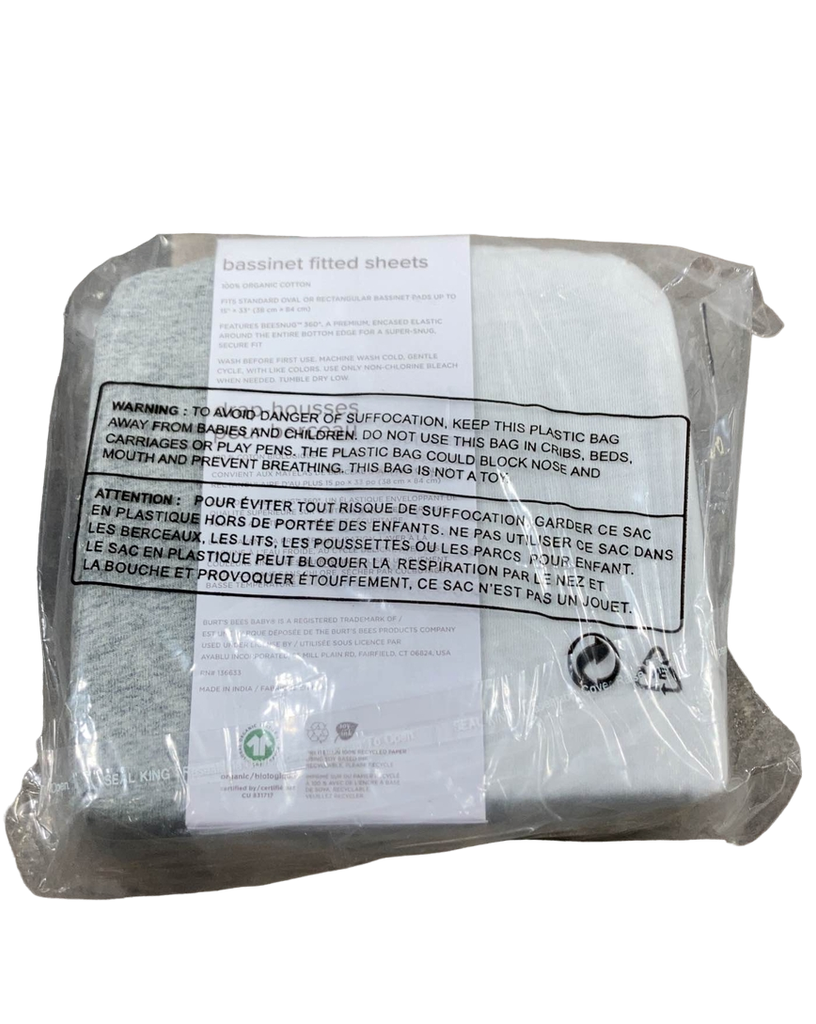 Burt's Bees Baby BEESNUG Fitted Sheet 2 Pack