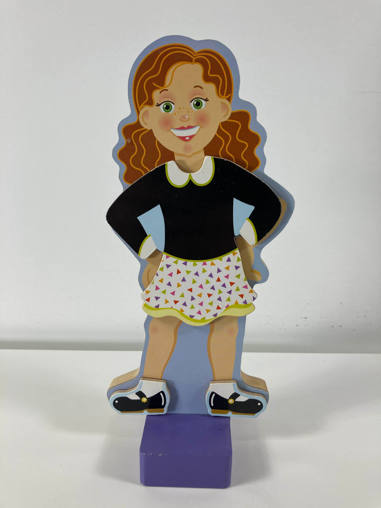 Melissa & Doug Magnetic Wooden Dress-Up Pretend Play Set