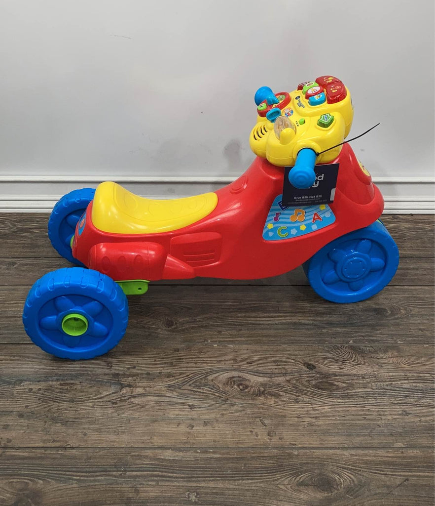 VTech, 2-in-1 Learn and Zoom Motorbike, Riding Toy for 1 Year Old