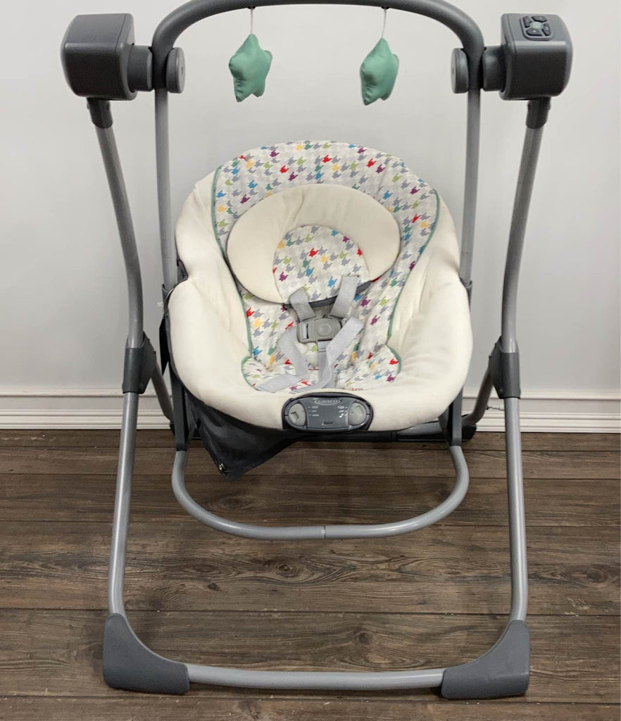 Graco cozy duet baby swing hot sale and rocker