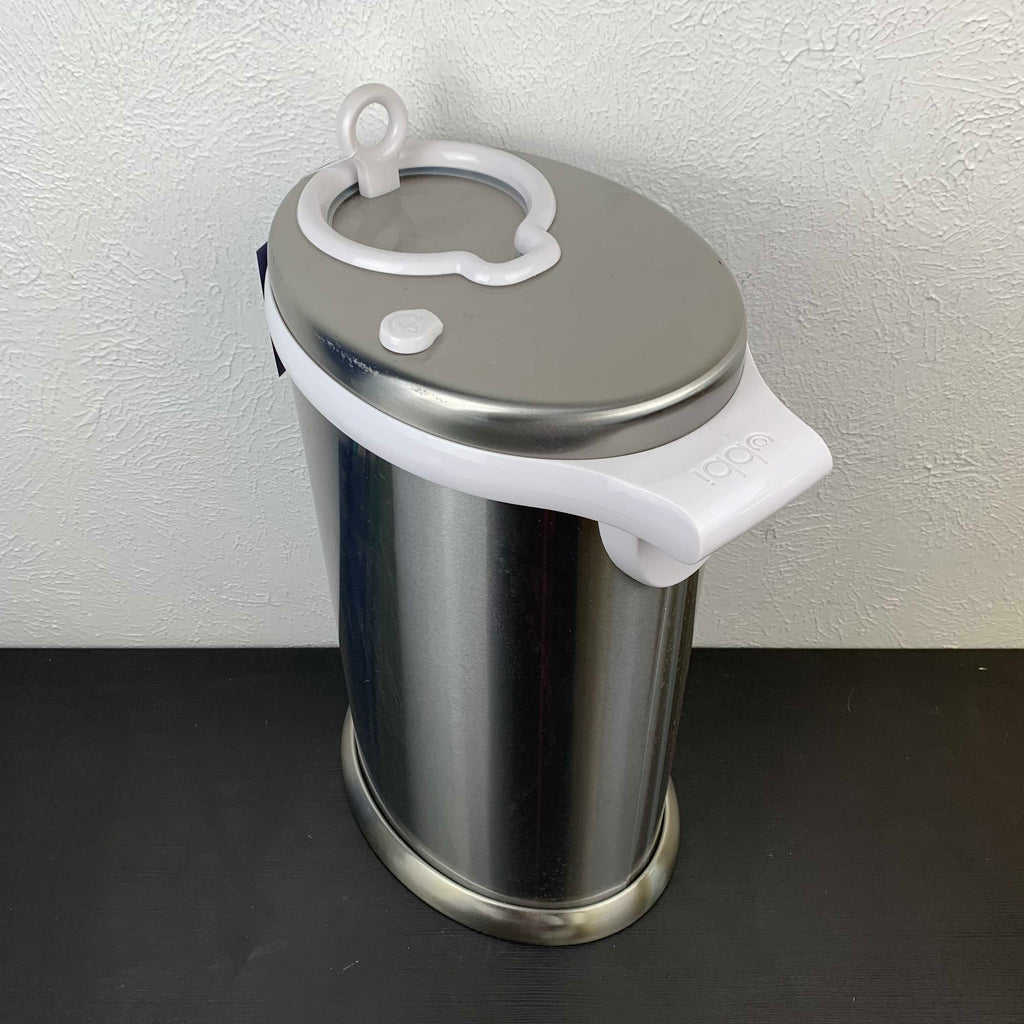 Ubbi Diaper Pail, Chrome