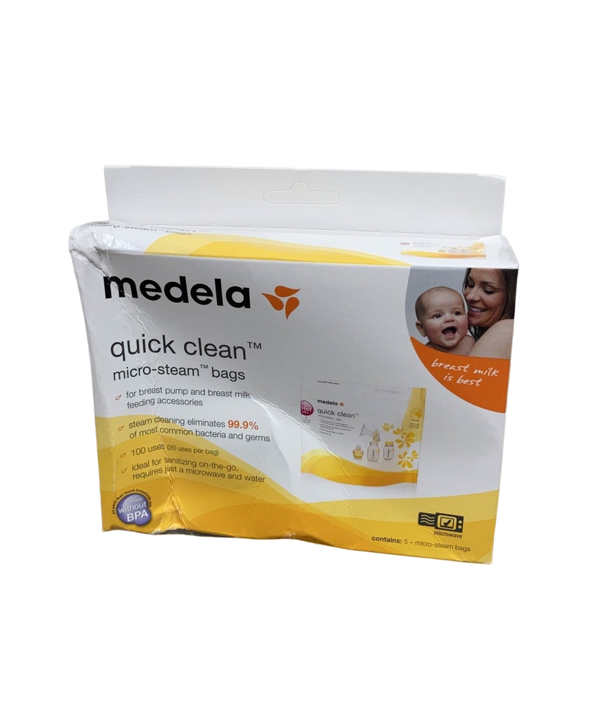 Medela Quick Clean Micro-Steam Bags 12 Count Sterilizing Bags