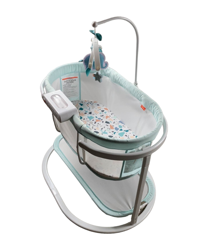 Fisher price soothing outlet motions bassinet in windmill