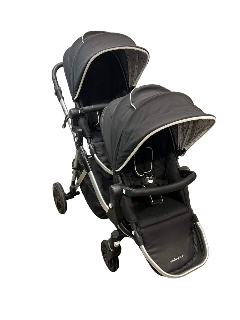 Mockingbird Double Stroller, 2020, Black