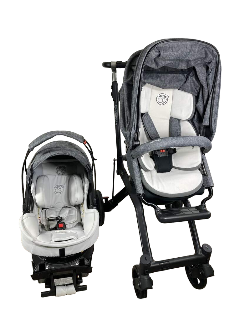 Orbit Baby G5 Stroll & Ride Travel System, 2022, Grey Melange