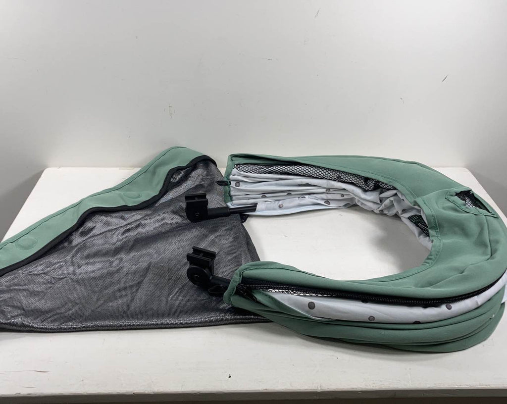 Mockingbird Replacement Canopy With Sun Shade, Sage, Watercolor Drops