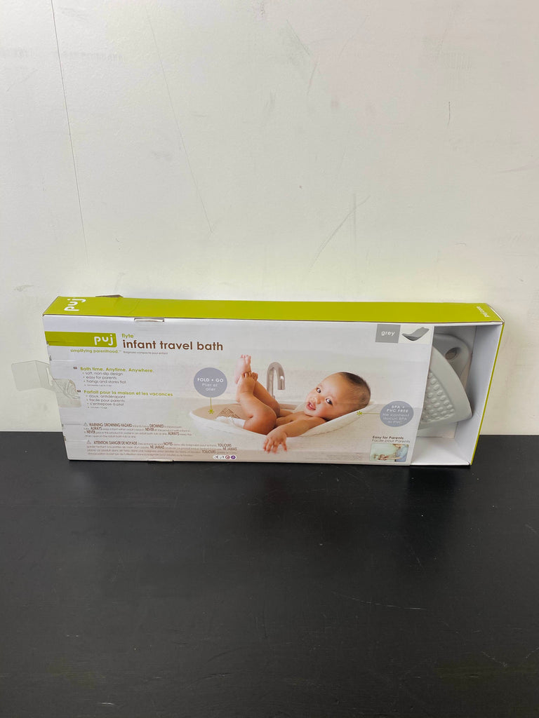 Puj Flyte Travel Baby Bathtub, Grey