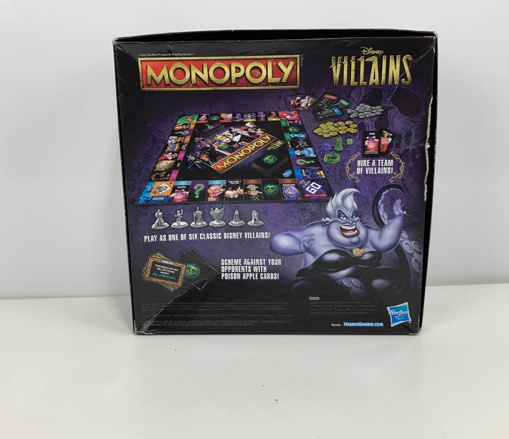 Hasbro Monopoly Disney Villains Board Game