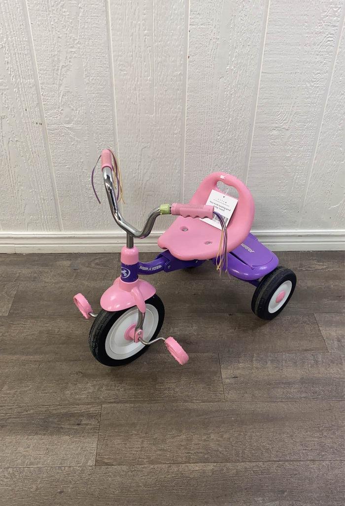 Pink and purple 2024 radio flyer tricycle