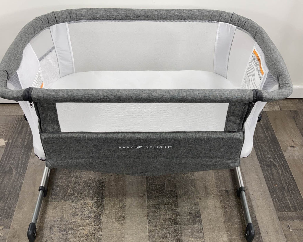 Baby Delight Beside Me Dreamer & Bedside Sleeper, Charcoal Tw