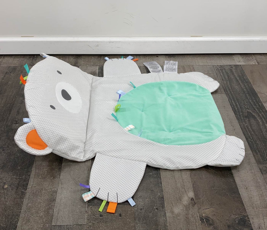 Bright Starts Tummy Time Prop & Play Mat, Polar Bear