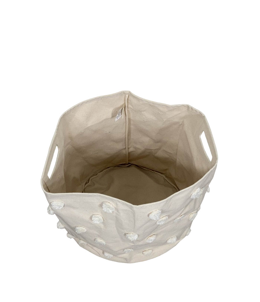 Pehr Pom Pom Hamper 18x20, Natural