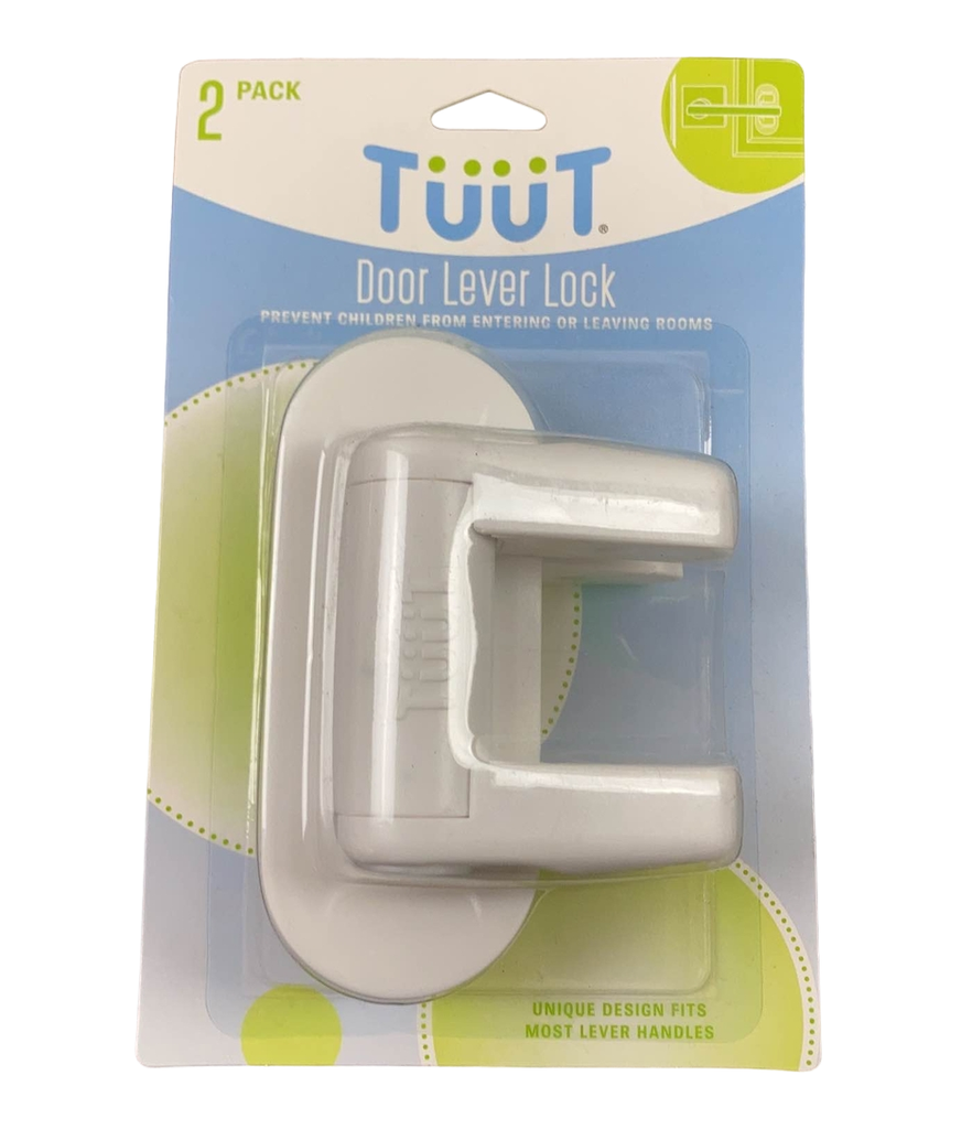 Door Lever Lock (2 Pack) Child Proof Doors & Handles, Adhesives - Child  Safety by Tuut