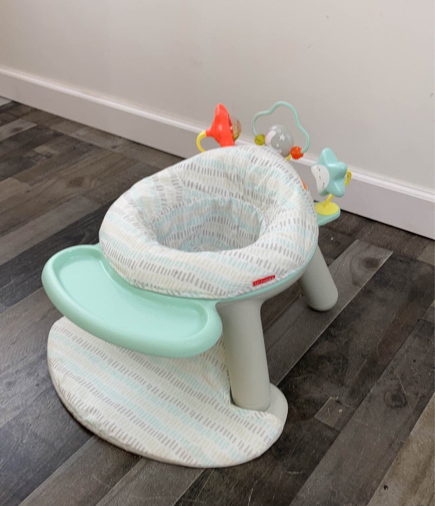Skip Hop 2in1 Situp Activity Baby Chair, Silver Cloud Lining