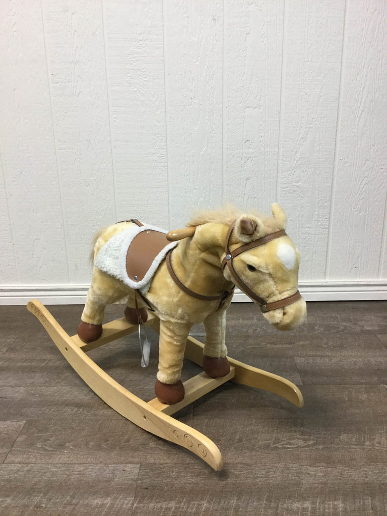 plush rocking horse