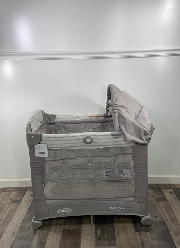 Graco Travel Lite Crib, Gray