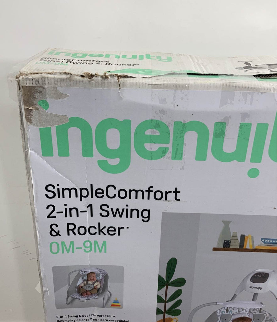 Ingenuity Simple Comfort 2in1 Swing Rocker