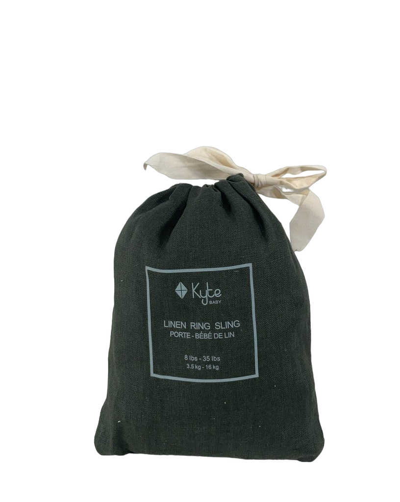 Kyte Baby Linen Ring Sling, Evergreen