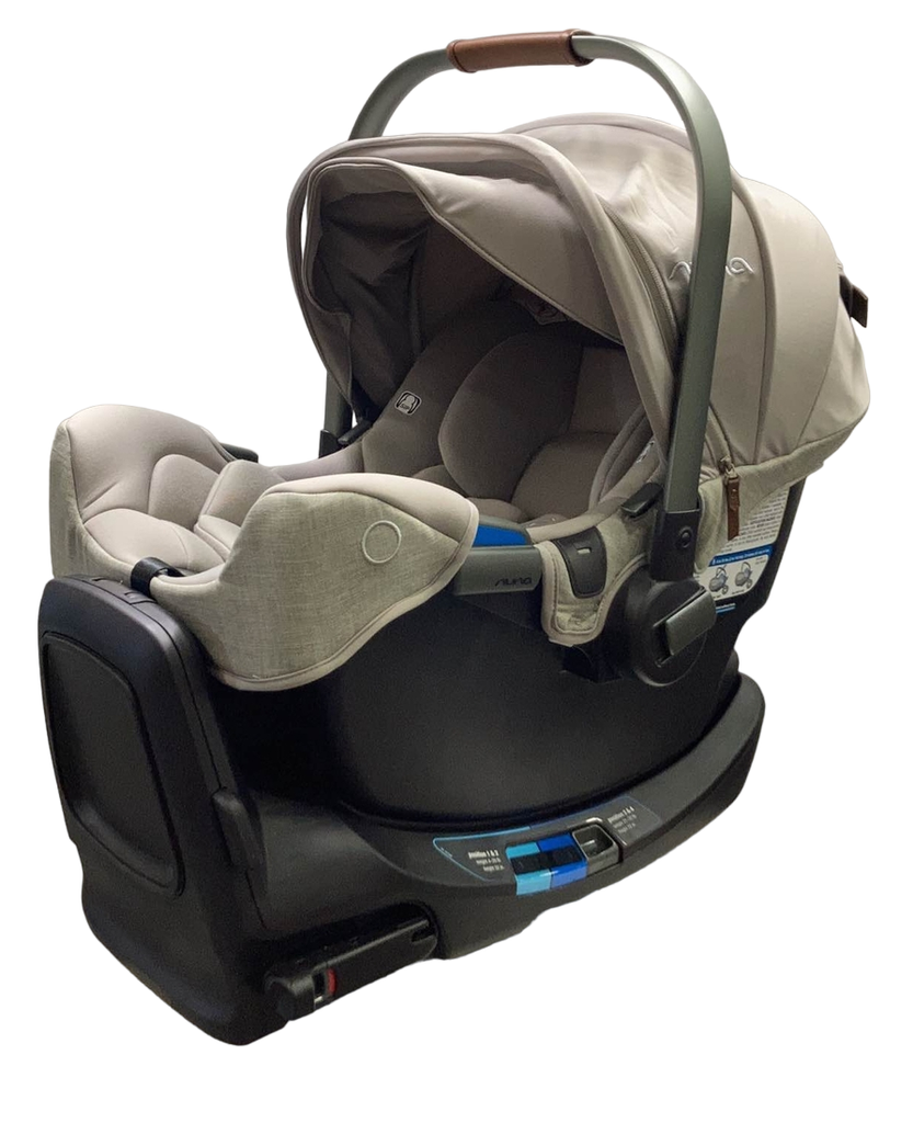 Nuna PIPA rx Infant Car Seat with RELX Base, 2023, Hazelwood