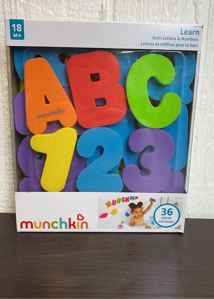 Munchkin Letters and Numbers Bath Toys - 36 count