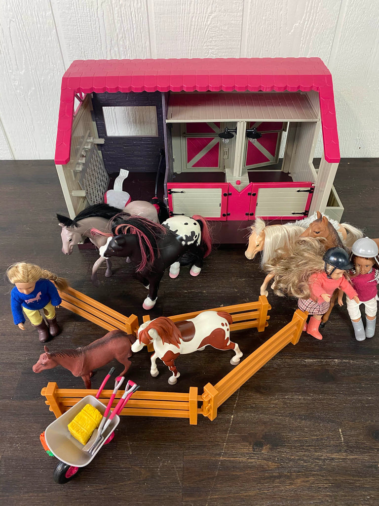 Lori doll horse sales haven barn set