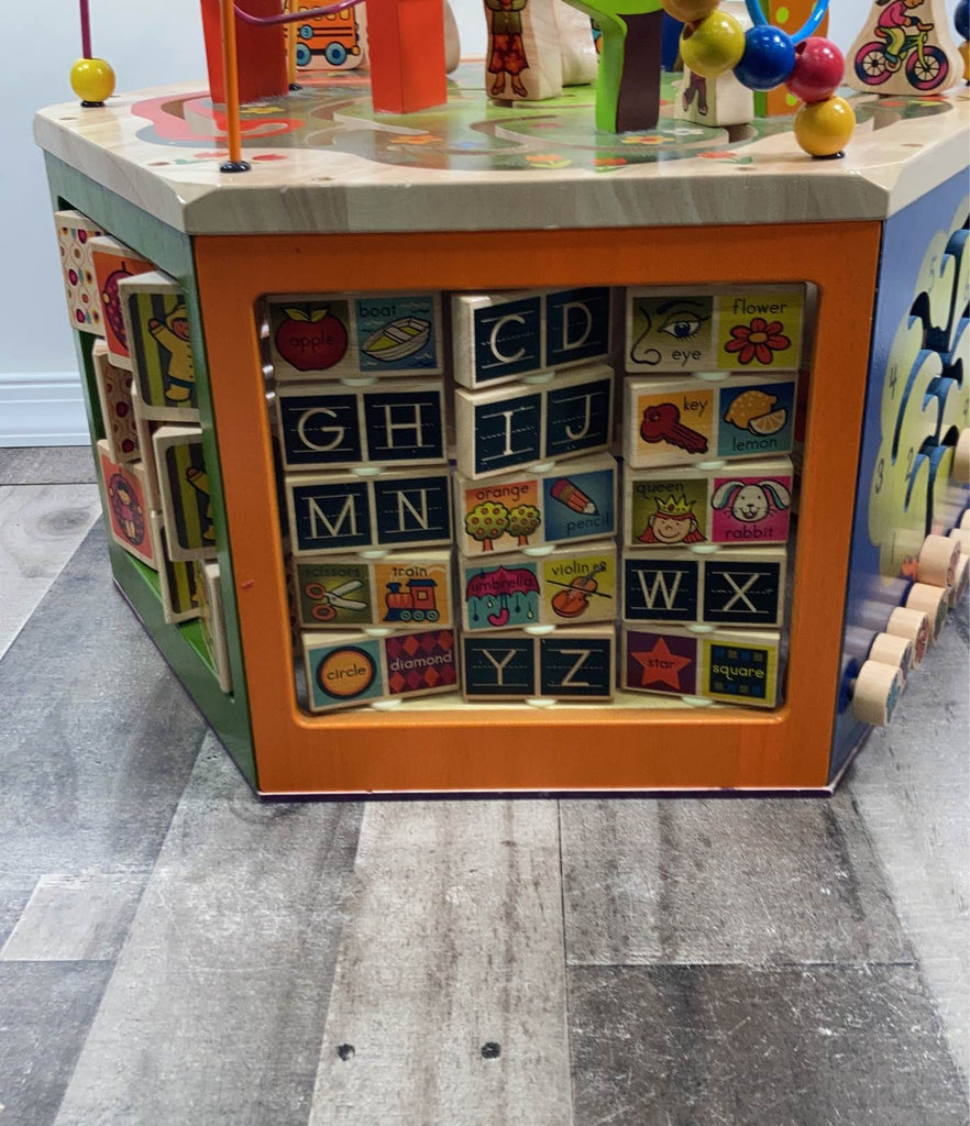 B. toys Youniversity Wooden Activity Cube