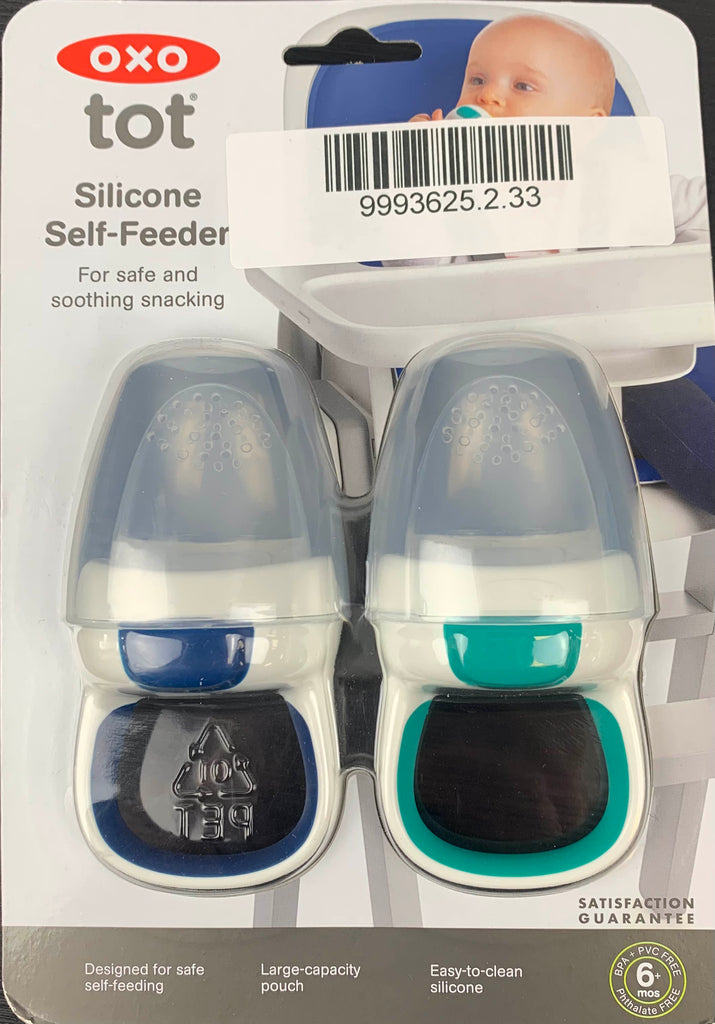 OXO Tot Silicone Self-Feeder Teething First Foods Helper