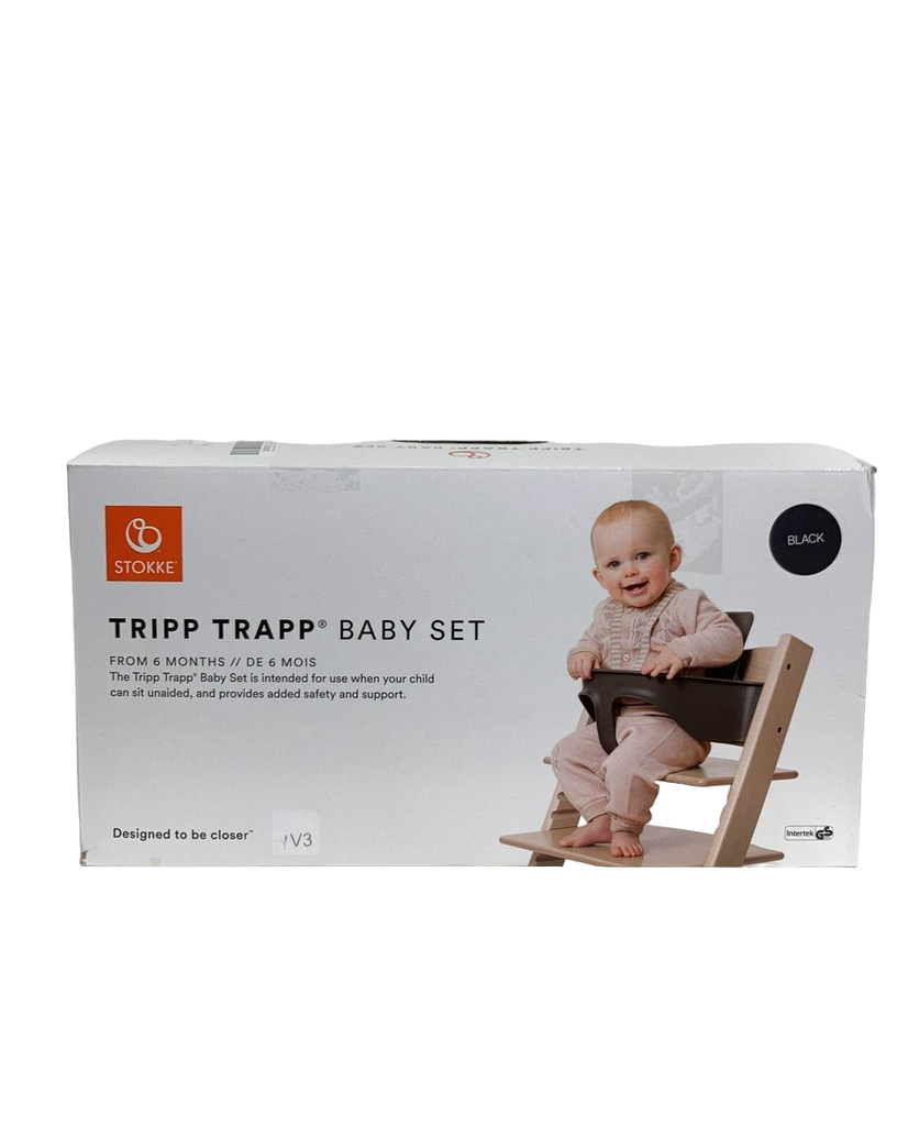 Buy STOKKE Tripp Trapp Babyset Black - 6 months - 3 years online