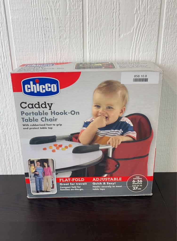  Chicco Caddy Hook-On Chair, Portable High Chair for Babies and  Toddlers, for Children up to 37 lbs., Lightweight, Compact Fold