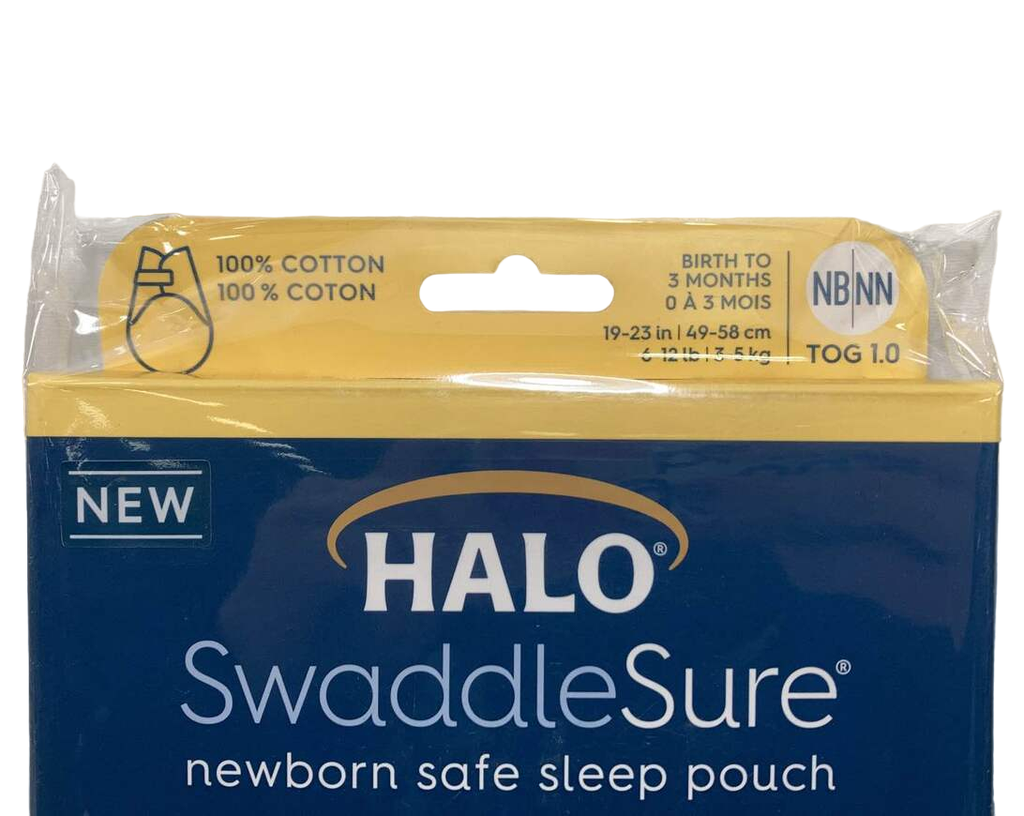 Halo SwaddleSure Sleep Sack, Newborn, Heather Grey