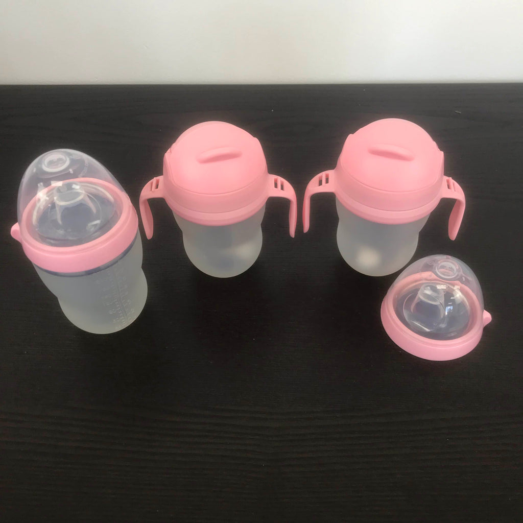 3-in-1 Weighted Straw Sippy Cup Conversion Kit for Comotomo Baby