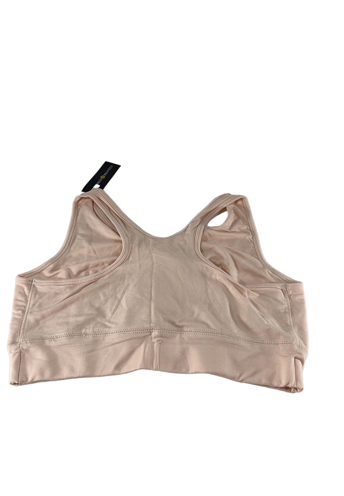 Kindred Bravely French Terry Racerback Nursing Sleep Bra - Beige, Xx-Large-Busty