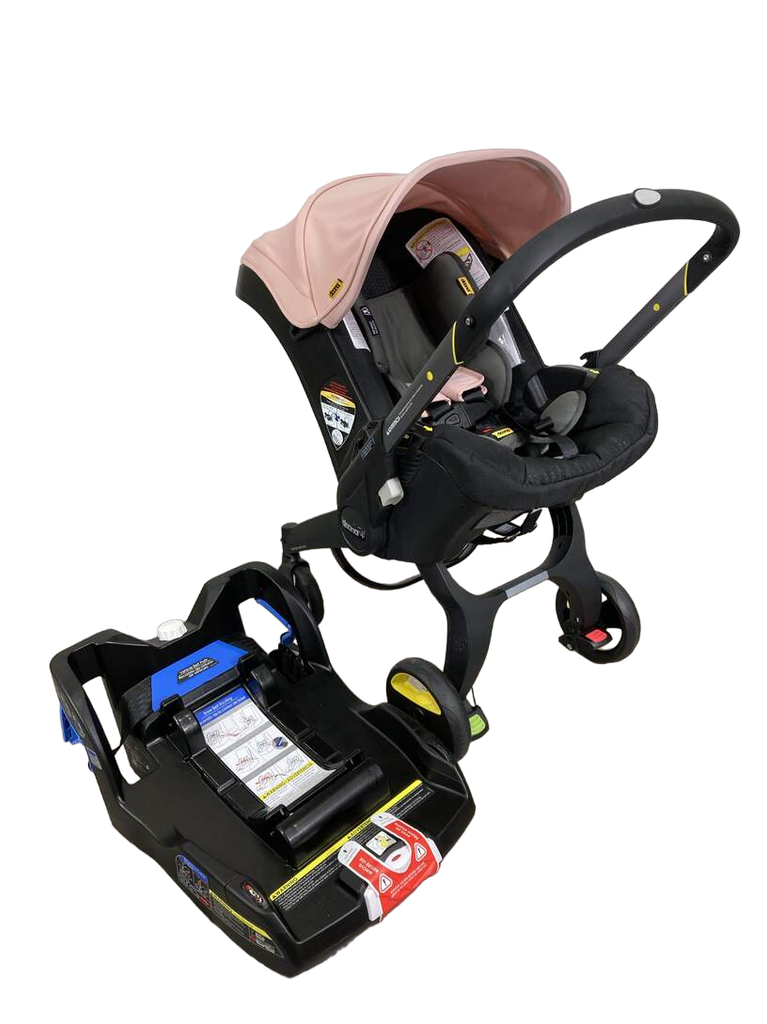 Doona Infant Car Seat & Stroller Combo, 2023, Blush Pink