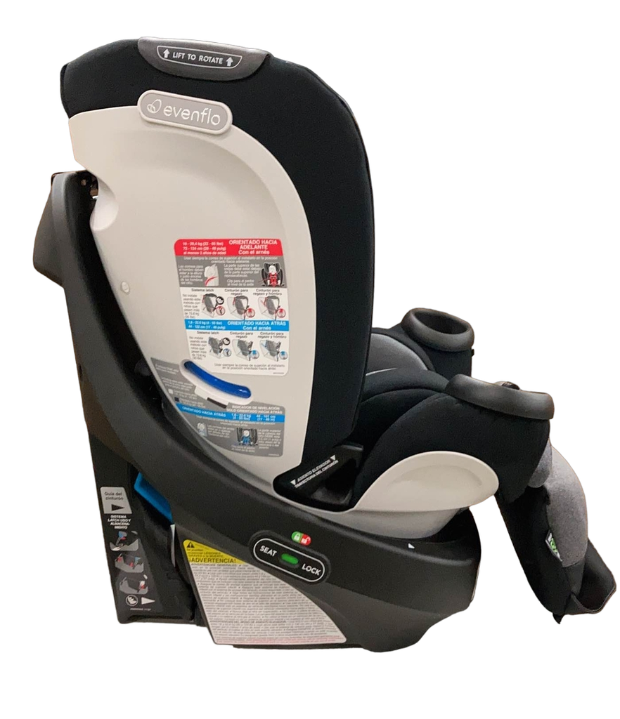 Evenflo Revolve 360 Extend Rotational Convertible Car Seat, 2022, Moon