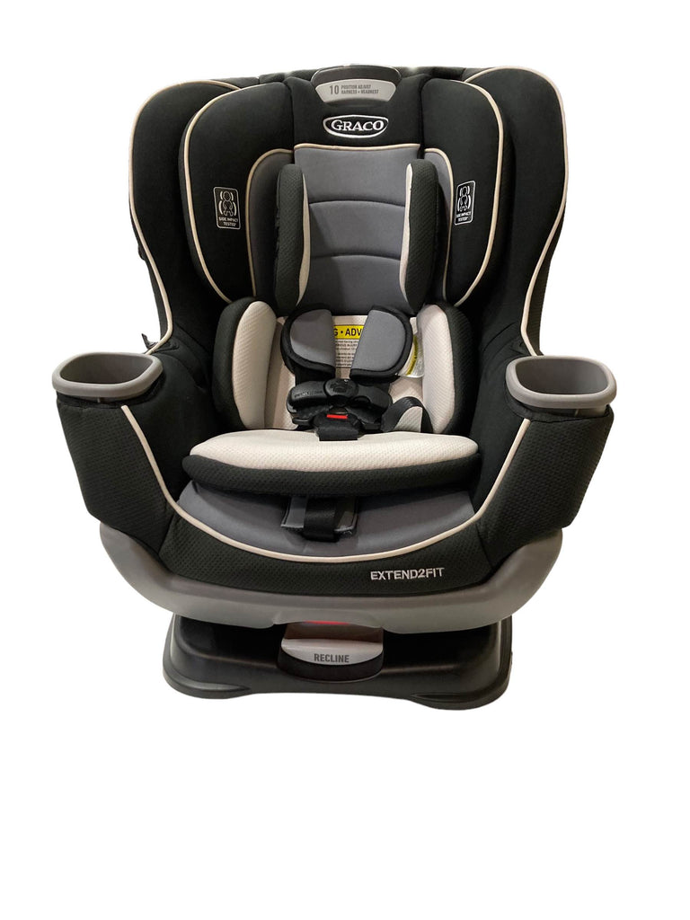 Graco Extend2Fit Convertible Car Seat, 2019, Gotham