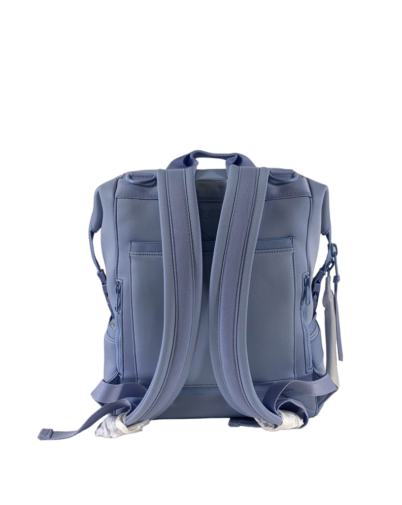 Indi Diaper Backpack Large, Ash Blue - Dagne Dover Maternity Shop
