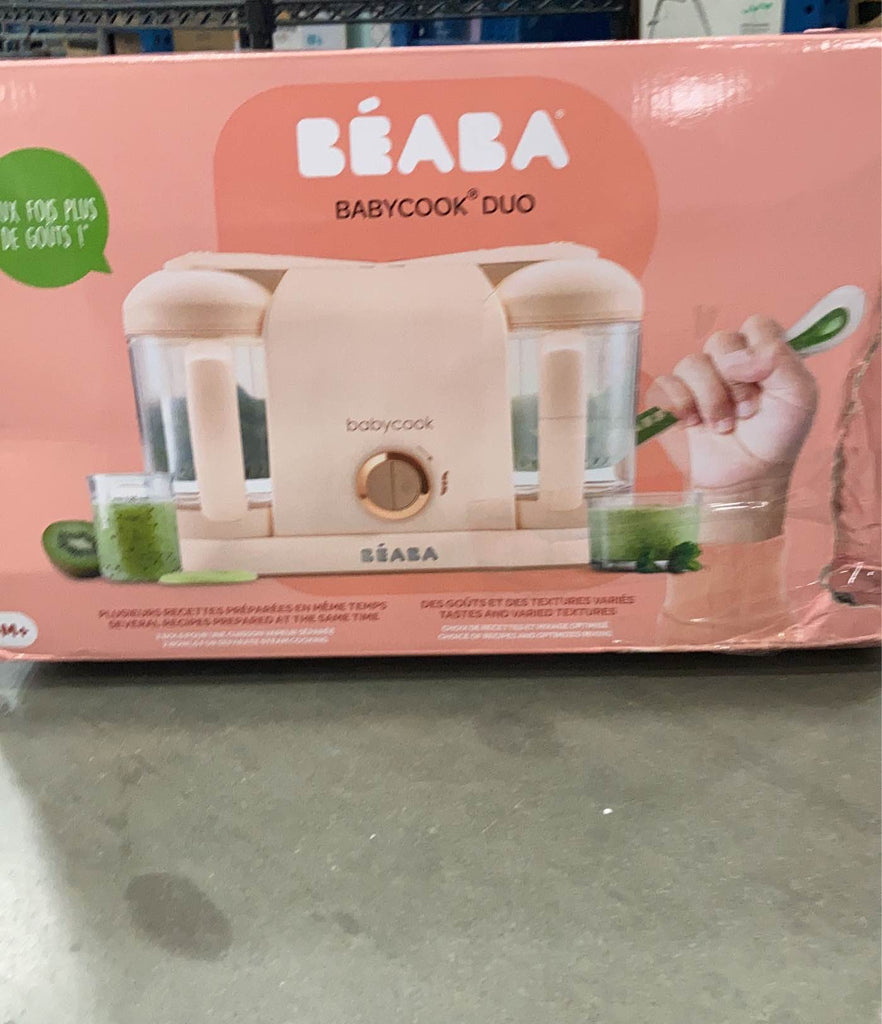 Beaba BabyCook Duo in White – Dazzle Me Pink and Blue