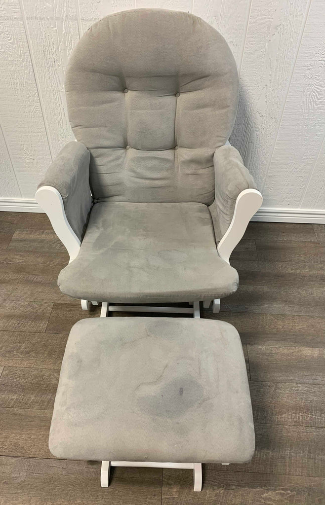 Angel Line Windsor Glider And Ottoman