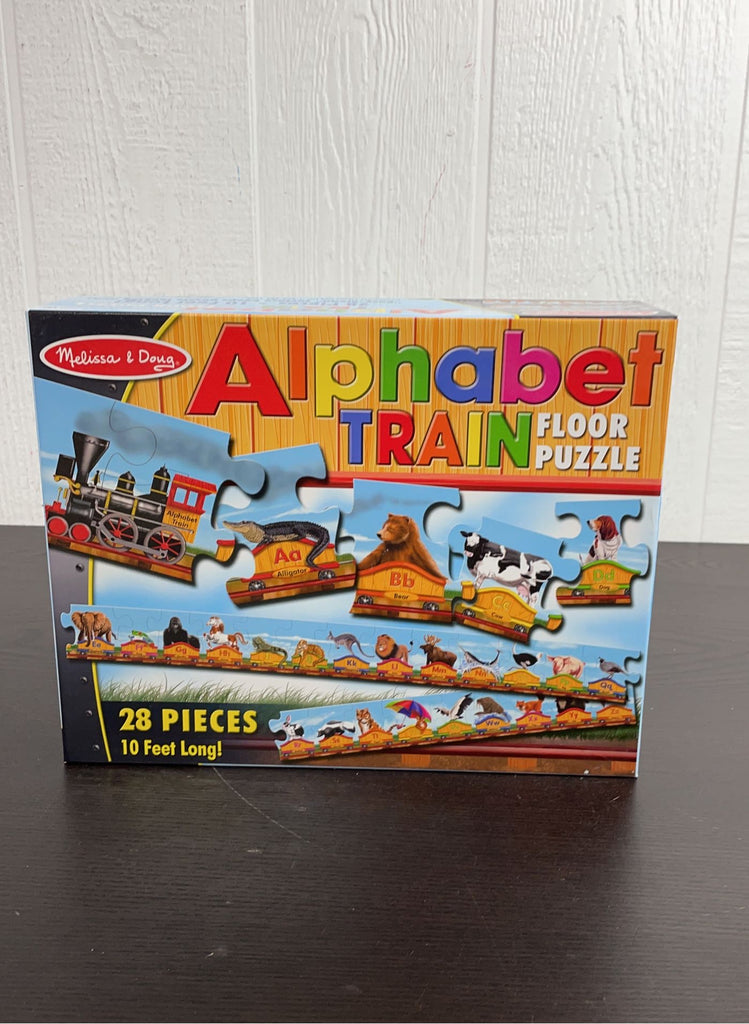 Melissa And Doug Alphabet Train Floor Puzzle 28 Piece