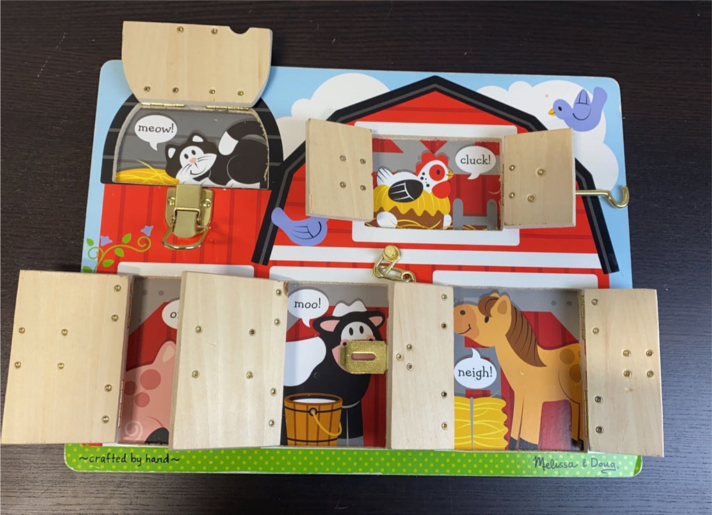 Melissa And Doug Wooden Latches Barn at Carl Adams blog