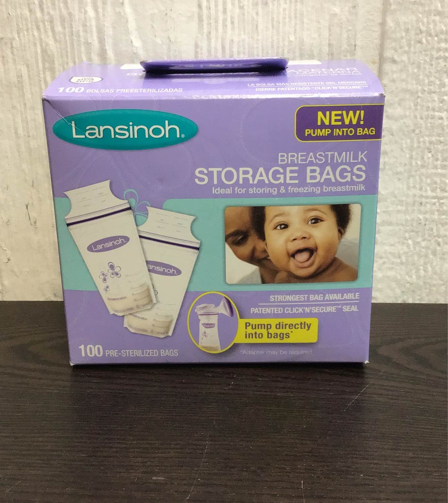 Lansinoh Breastmilk Storage Bag, 100ct