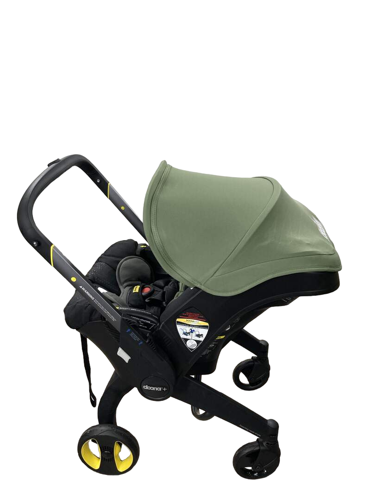 Doona Infant Car Seat & Stroller Combo, 2022, Desert Green