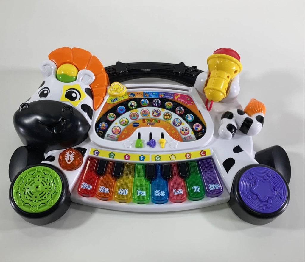 VTech Zoo Jamz Piano (Frustration Free Packaging) , White