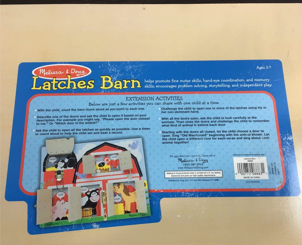 Melissa & Doug Latches Barn Board