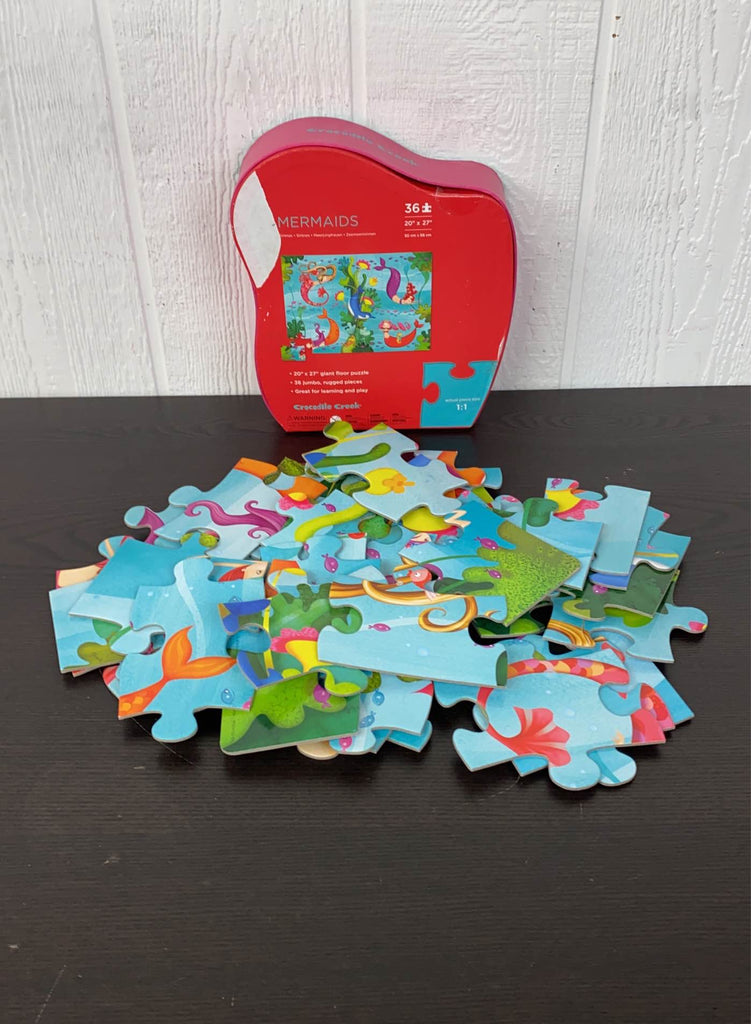 Crocodile Creek Floor Puzzle, Mermaid